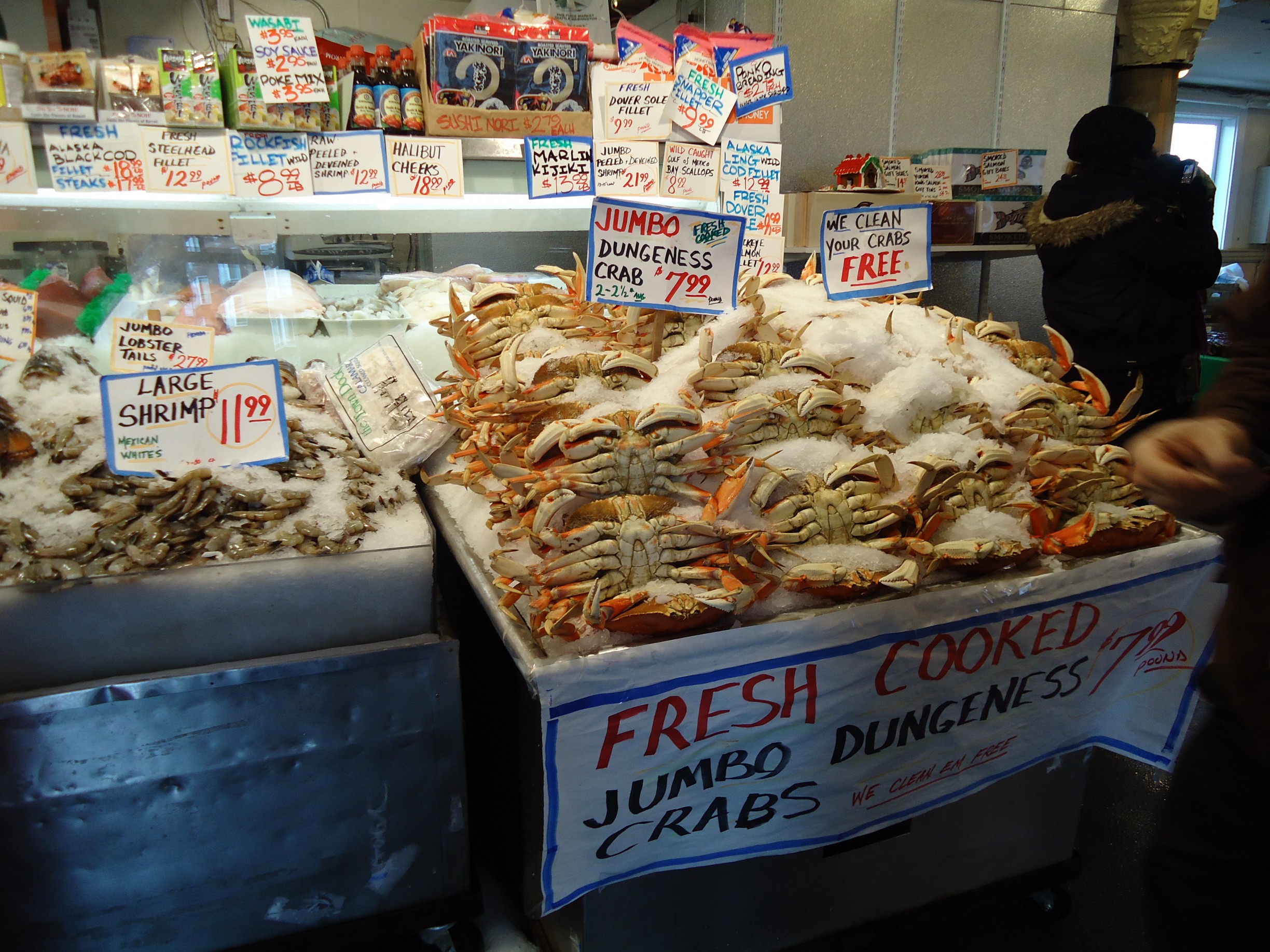 Seafood at Pike's Market