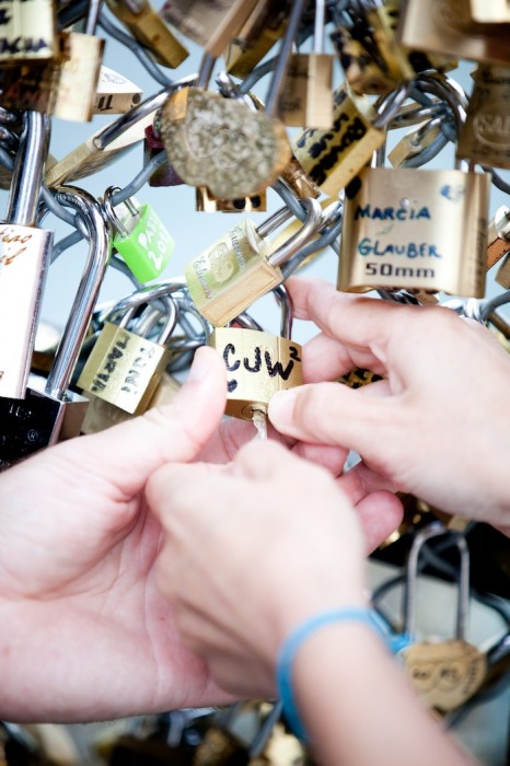 Love Locks Bridge, Paris