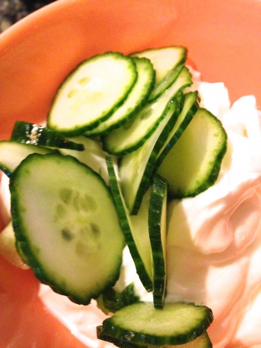 home made tzitziki