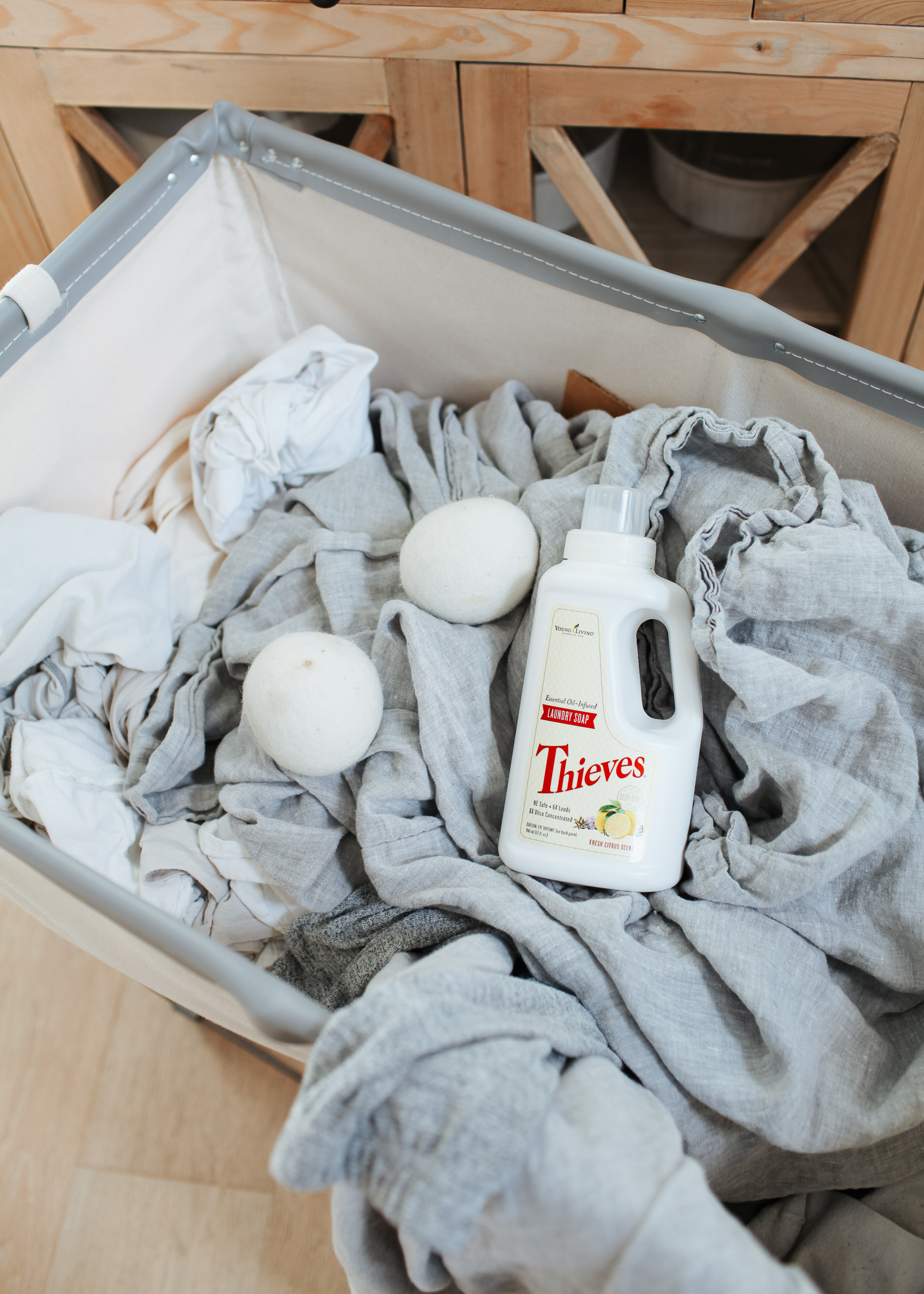 Thieves laundry soap and dryer balls